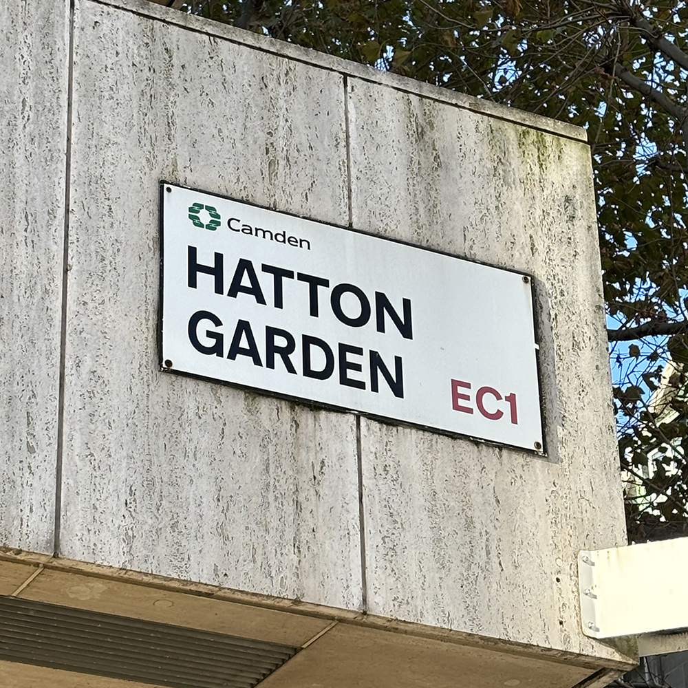 宝石・ジュエリーが集まる場所、ハットンガーデン